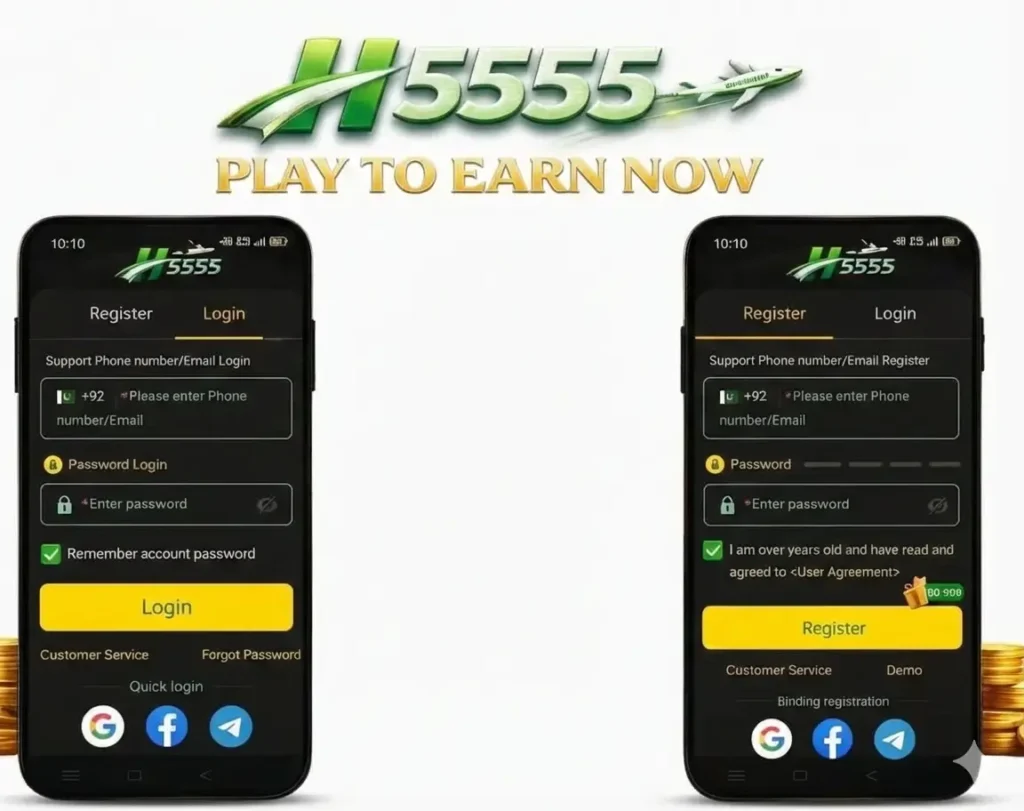 H555 Game Casino Login and Register