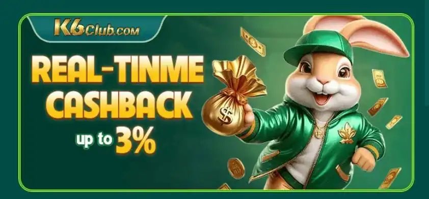 K6Club Game Download Apk offers real time cashback