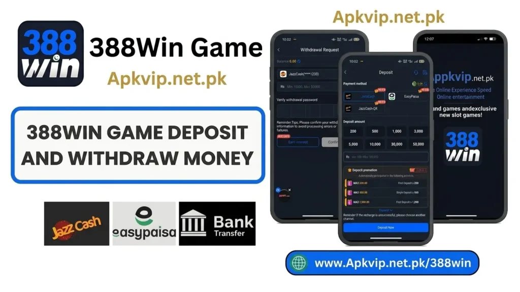 388Win Game Deposit & Withdrawal Cash