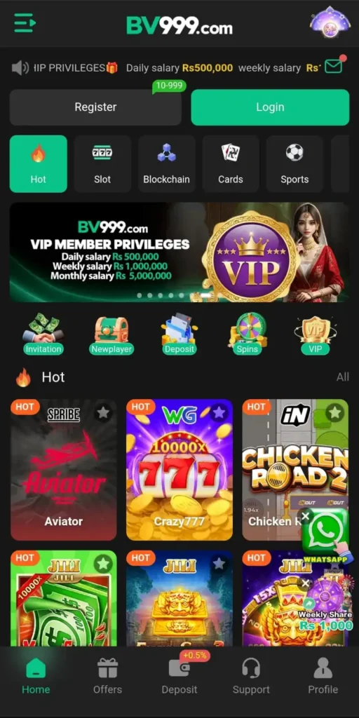 BV999 Game Download For APK