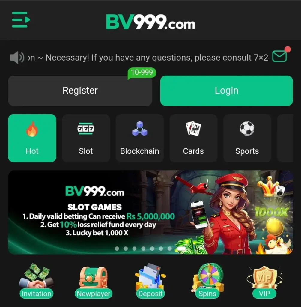 BV999 Game Download For APK
